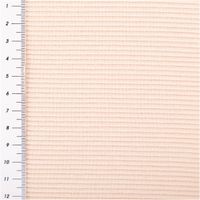 Rippjersey Ottoman Uni Beige – Hochwertiger, elastischer Jersey-Stoff für vielseitige Nähprojekte mit Massband