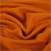 Rippjersey Ottoman Uni Karamell – Hochwertiger, elastischer Jersey-Stoff für vielseitige Nähprojekte stilvoll und harmonsich drapiert