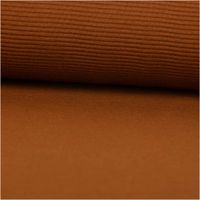 91120-Jersey-Stoff-Rippjersey-Ottoman-uni-braun-1-50m-Breite--MG-6126.jpg Rippjersey Ottoman Uni Braun – Hochwertiger, elastischer Jersey-Stoff für vielseitige Nähprojekte ausgerollt und glatt liegend