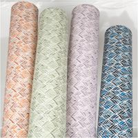 Baumwollstoff Halbpanama Aquarell Ornamente Lila – 1,40m breit | Dekostoff mit Digitaldruck für moderne Wohnideen in Kombination mit anderen Stoffen praesentiert