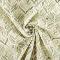 91187-Baumwollstoff-Dekostoff-Halbpanama-Digitaldruck-Aquarell-Ornamente-weiss-gruen-1-40m-Breite---MG-8000.jpg Baumwollstoff Halbpanama Aquarell Ornamente Grün – 1,40m breit | Dekostoff mit Digitaldruck für moderne Wohnideen kunstvoll eingedreht in Falten