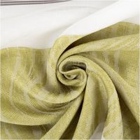 91192-Gardinenstoff-Dekostoff-halbtransparent-Jacquard-Streifen-Wellen-weiss-gruen-1-50m-Breite--MG-2813.jpg Gardinenstoff Dekostoff halbtransparent Jacquard-Streifen Wellen grün – 1,50 m Breite kunstvoll eingedreht in Falten