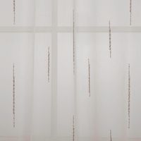 91217-Gardine-mit-Schlaufenband-Voile-Boucle-Streifen-Wollweiss-Grau-in-div--Groessen--MG-9878.jpg Gardine mit Schlaufenband – Voile mit Bouclé-Streifen in Wollweiß & Grau, in verschiedenen Größen Detailaufnahme
