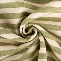 91218-Jacquard-Stoff-Baumwollstoff-Maurs-Streifen-Natur-Gruen-2-60m-Breite--MG-8340.jpg Jacquard Baumwollstoff Maurs – Streifen Natur Grün, extrabreit 2,60 m | Rustikaler Dekostoff für skandinavischen & Landhaus-Stil kunstvoll eingedreht in Falten