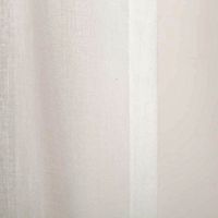 91223-Gardinenstoff-Meterware-transparent-mit-Bleibandsaum-Leinenstruktur-ecru-320cm--MG-8728.jpg Transparenter Gardinenstoff Meterware mit Leinenstruktur in Ecru – 320 cm Höhe | Pflegeleicht, knitterarm & mit Bleibandsaum Nahaufnahme