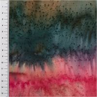 Baumwollstoff Unique Crafted Batik – Streifen-Dessin 1,37 m Breite, weich & luftig für Sommermode im Boho-Style mit Massband