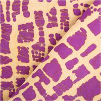 Baumwollstoff Unique Crafted Batik – Abstrakt-Dessin 1,37 m Breite, weich & luftig für Sommermode im Boho-Style mit Rueckseite