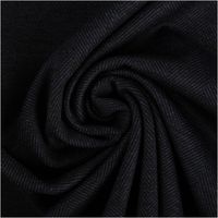 Vicenza Herringbone Stoff dunkelblau – 1,48m breit | Nähstoff für Blazer, Kostüm, Rock & Hose | elastisch, pflegeleicht, elegant kunstvoll eingedreht in Falten