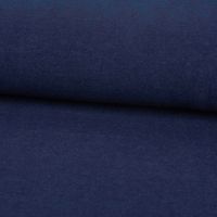 Stretch Jeansstoff Denim Knit – Dunkelblau | 1,44 m breit | Weich, elastisch & vielseitig ausgerollt und glatt liegend