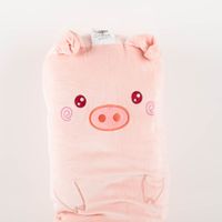 Kissen Spandex Super Soft Cuddle Pig Schweinchen– Rosa– 60cm – Kuschelweich & Liebevoll gestaltet Nahaufnahme