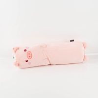 Kissen Spandex Super Soft Cuddle Pig Schweinchen– Rosa– 60cm – Kuschelweich & Liebevoll gestaltet liegend