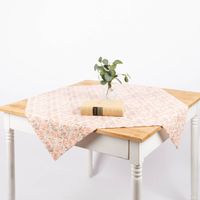 91433-Tischdecke-aus-Baumwolle-mit-Aquarell-Ornamenten-in-Weiss-und-Terracotta-in-versch--Groessen-von-SCHoeNER-LEBEN---MG-2693-Bearbeitet.jpg Moderne Tischdecke aus Baumwolle mit Aquarell Ornamenten in warmen Terracotta-Tönen in zwei Größen oder nach Maß von SCHÖNER LEBEN. auf Tisch mit kleiner Vase als Deko
