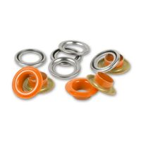 91466-oesen-mit-Scheiben-8mm-gelb-silberfarbig-32-Stk-von-Prym--Screenshot-2025-05-01-123405.jpg Prym Ösen 8 mm mit orange Oberseite und silberfarbigen Scheiben lose fotografiert vor einem weißen Hintergrund