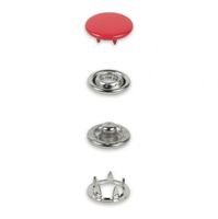 91483-Druckknoepfe-Jersey-12mm-rot-20-Stk-von-Prym--Screenshot-2025-05-01-162438.jpg Ein Druckknopf mit allen 4 Einzelteilen übereinander vor weißem Hintergrund um den Aufbau zu zeigen