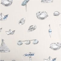 91522-Baumwollstoff-Dekostoff-Panama-Leinenstruktur-Petitbateau-Maritim-natur-1-60m-Breite--MG-0493.jpg Baumwollstoff Dekostoff Panama Leinenstruktur Petitbateau Maritim – Natur– 1,60 m Breite Nahaufnahme des Stoffes
