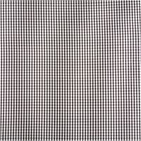 Vorhangstoff Dekostoff Föhr Karo Schwarz/Weiß – 165 cm Breite – Hergestellt in Deutschland Vollbild