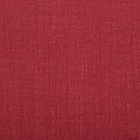 Baumwollstoff Cotton Slub Washed Rot – Weich, luftig & perfekt für sommerliche Kleidung Nahaufnahme