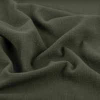 Baumwollstoff Cotton Slub Washed Army-Grün – Weich, luftig & perfekt für sommerliche Kleidung stilvoll und harmonisch drapiert