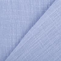 Baumwollstoff Cotton Slub Washed Lavendel-Blau– Weich, luftig & perfekt für sommerliche Kleidung mit Rueckseite