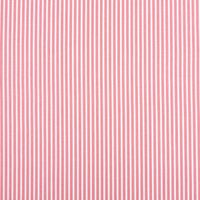 Baumwollstoff Popeline Streifen in Blush-Weiß – Hochwertiger Stoff für kreative Nähideen Vollbild des Stoffes