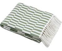 91614-Decke-Baumwolldecke-Sweetlove-Fransenrand-Rechtecke-ecru-gruen-125x150cm-Screenshot-2025-05-10-222107.jpg Decke Baumwolldecke Sweetlove Fransenrand Rechtecke ecru grün 125x150cm - zusammengelegt auf ein Rechteck mit herabhängenden Fransen vor weißem Hintergrund