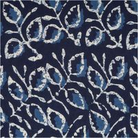 91652-Baumwollstoff-Voile-Blaetter-blau-1-45m-Breite--MG-0617.jpg Leichter Baumwollstoff Voile mit Blättern in Blau Nahaufnahme des Stoffes