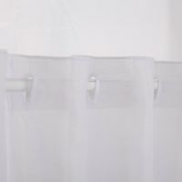 Scheibengardinen Meterware Batist Stickerei uni wollweiß 90cm hoch – Natürliches Flair für dein Fenster