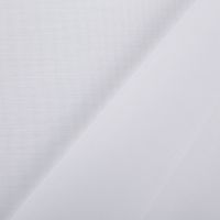 Gardinenstoff Meterware EASY CARE Semicrepe mit Flammeneffekt – Offwhite – 180 cm Höhe – mit Bleiband mit Rueckseite