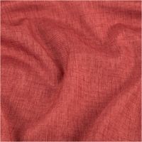 Pflegeleichter Vorhangstoff mit Strukturoptik in Terracotta – 1,50 m Breite stilvoll und harmonisch drapiert