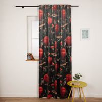 91722-Vorhang-Samtvorhang-Fische-Blumen-Heissluftballon-mit-Smok-Schlaufenband-245x130cm--HxB--oder-Wunschmass-von-SCHoeNER-LEBEN---MG-1794.jpg Samtvorhang Fische, Blumen & Heißluftballon in Dunkelgrün und Rot mit Smok-Schlaufenband im Ganzen am Fenster