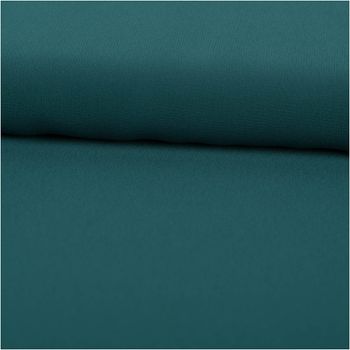 Hochwertiger Chiffon in Tannengrün – dein Stoff für kreative Ideen ausgerollt und glatt liegend