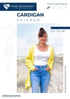 meine Herzenswelt Schnittmuster Cardigan Chicago Titelbild