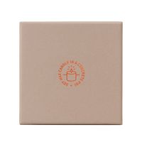 Oberseite der Verpackung mit Aufdruck Soy Wax Candle in a Concrete Pot