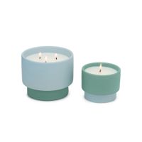 91871-Duftkerze-Sojakerze-Colour-Block-453g-Blue-Ceramic-Candle-Saltwater-Suede-von-Paddywax-CB1603EU-1.jpg Duftkerze Paddywax Colour Block Saltwater Suede einmal groß und einmal klein brennend im blauen Keramikgefäß