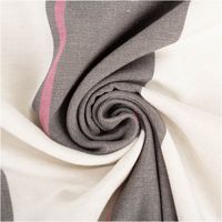 91895-Vorhangstoff-Jacquard-Stoff-Dekostoff-Streifen-grau-ecru-pink-165cm-Stoffbreite--MG-2910.jpg Jacquard-Dekostoff mit Blockstreifen – Grau, Ecru & Pink – 165 cm breit kunstvoll eingedreht in Falten