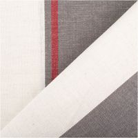 91896-Vorhangstoff-Jacquard-Stoff-Dekostoff-Streifen-grau-ecru-rot-165cm-Stoffbreite--MG-2925.jpg Jacquard-Dekostoff mit Blockstreifen – Grau, Ecru & Rot – 165 cm breit mit Rueckseite