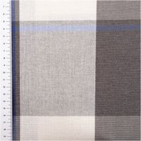 91897-Vorhangstoff-Jacquard-Stoff-Dekostoff-Streifen-grau-ecru-blau-165cm-Stoffbreite--MG-2915.jpg Jacquard-Dekostoff mit Blockstreifen – Grau, Ecru & Blau – 165 cm breit mit Massband