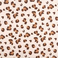 Badeanzugstoff Leo beige – bi-elastisch, recycelt, UV-Schutz 50 Vollbild