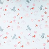 Badeanzugstoff Sea Life mint – recycelt, UV-Schutz, bi-elastisch | 1,50 m Breite Vollbild