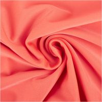 91962-Badeanzugstoff-UPF-50-bi-elastisch-recycelt-uni-koralle-1-50m-Breite--MG-2130.jpg Badeanzugstoff uni koralle – bi-elastisch, recycelt, UV-Schutz | 1,50 m Breite kunstvoll eingedreht in Falten