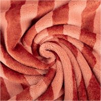92018-Frottee-Stoff-Baumwolle-Bambus-Streifen-paprika-rot-150cm--MG-3571.jpg Flauschiger Frottee-Stoff mit Blockstreifen in Paprika-Rot – hochwertiger Bambus-Baumwoll-Mix mit Doubleface-Struktur. Besonders weich, hautfreundlich & saugstark – perfekt für Handtücher, Waschlappen, Bademäntel oder Babytextilien - kunstvoll eingedreht i
