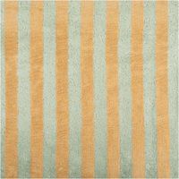 Weicher Frottee-Stoff mit Blockstreifen in Grün & Beige – aus Bambus-Baumwoll-Mix, saugstark & beidseitig verwendbar (Doubleface). Perfekt für Handtücher, Bademäntel & Wellness-Textilien - Vollbild
