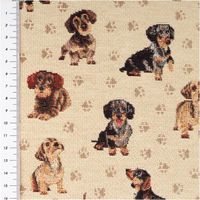 92023-Gobelin-Premium-Dekostoff-Little-Dachshund-Dackel-beige-braun-1-4m-Breite--MG-3687.jpg Gobelin Dekostoff Little Dachshund – ein Muss für Dackel-Fans mit Massband