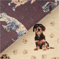 92023-Gobelin-Premium-Dekostoff-Little-Dachshund-Dackel-beige-braun-1-4m-Breite--MG-3690.jpg Gobelin Dekostoff Little Dachshund – ein Muss für Dackel-Fans mit Rueckseite