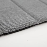 Outdoor Sitzkissen grau 39x39x1 cm – wasserabweisend & rutschfest Detailaufnahme
