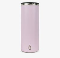 Runbott Jug 1500ml Powder Pink – elegante Isolierkanne mit dezentem Logo in Frontansicht