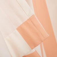 92134-Vorhang-Streifen-peach-ecru-mit-Smok-Schlaufenband-245x130cm--HxB--oder-Wunschmass-von-SCHoeNER-LEBEN--IMG-5969.jpg Vorhang mit Streifen in Peach & Ecru aus der SCHÖNER KOLLEKTION – handgenäht nach deinem Wunschmaß Detail Saumunten mit Rückseite