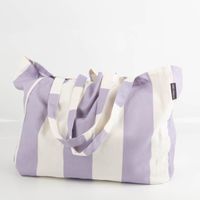 92141-Tasche-Shopper-aus-Baumwolle-mit-Streifen-flieder-ecru-von-SCHoeNER-LEBEN--IMG-5835.jpg Tasche Shopper aus Baumwolle mit Streifen flieder ecru von SCHÖNER LEBEN.