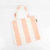 92142-Tasche-Shopper-aus-Baumwolle-mit-Streifen-peach-ecru-von-SCHoeNER-LEBEN--IMG-5924.jpg Tasche Shopper aus Baumwolle mit Streifen peach ecru von SCHÖNER LEBEN. ohne Füllung