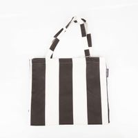92148-Tasche-Shopper-aus-Baumwolle-mit-Streifen-schwarz-ecru-von-SCHoeNER-LEBEN--IMG-6249.jpg Tasche Shopper aus Baumwolle mit Streifen schwarz ecru von SCHÖNER LEBEN. ohne Füllung